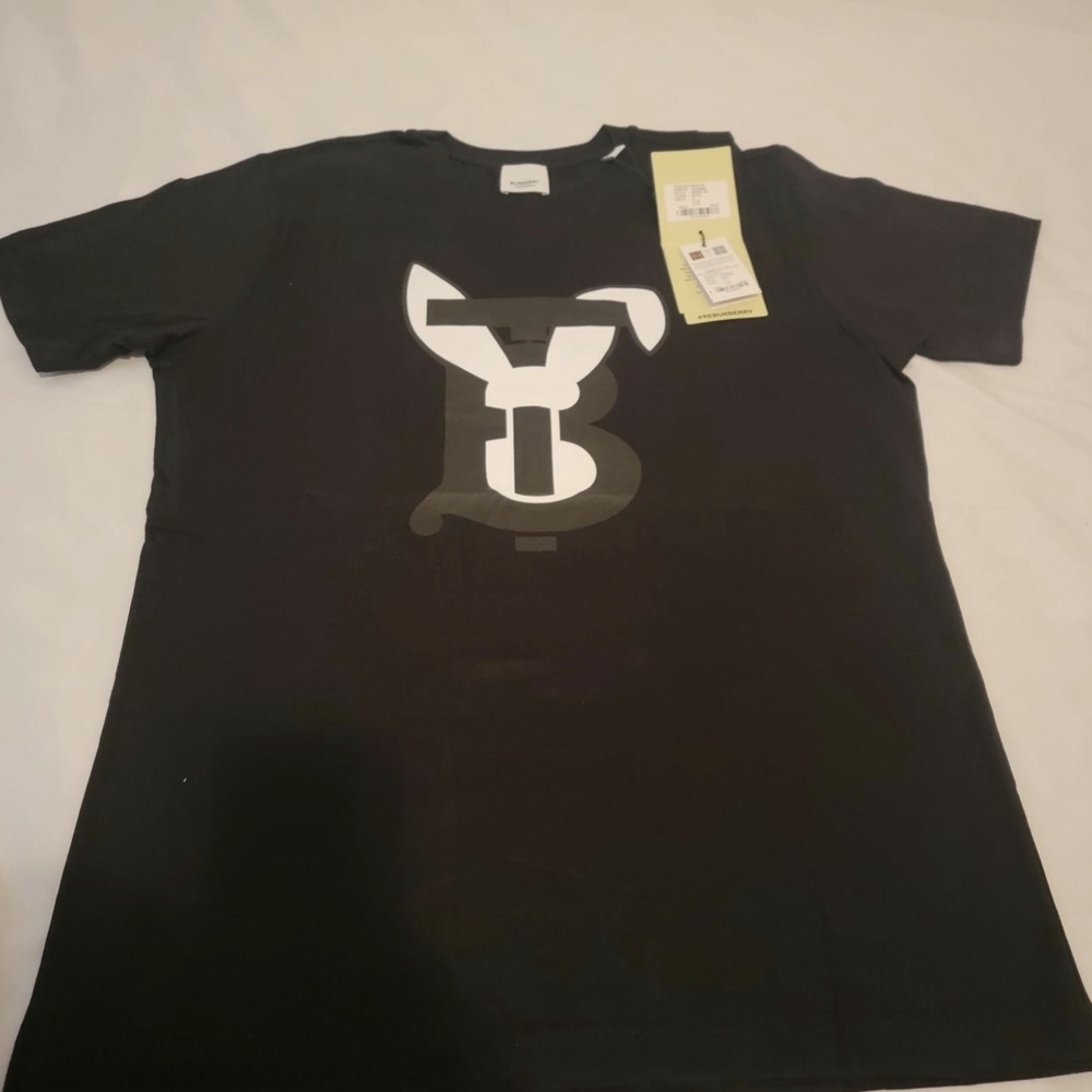 Burberry Rabbit Print Logo T Shirt